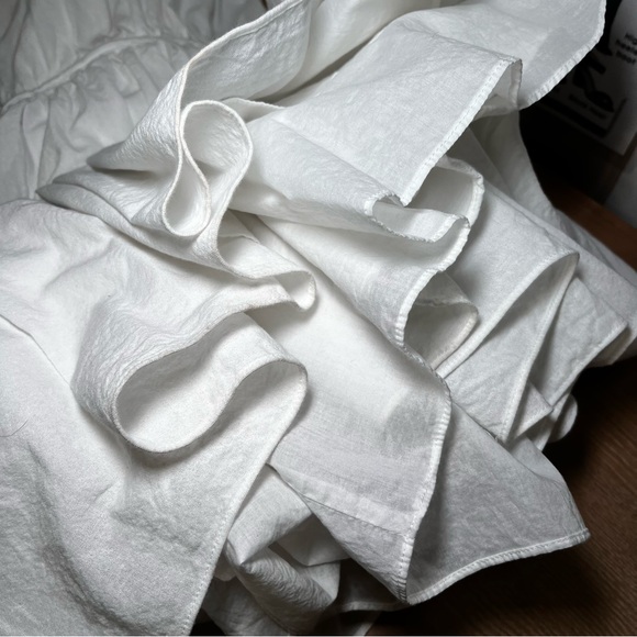 TRINA TURK Gemma White Tiered Maxi Sun Dress Beach Wedding Boho Coastal Vacation - Picture 10 of 15